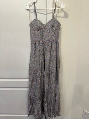 Alter’s State Floral Spaghetti-Strap Maxi Dress